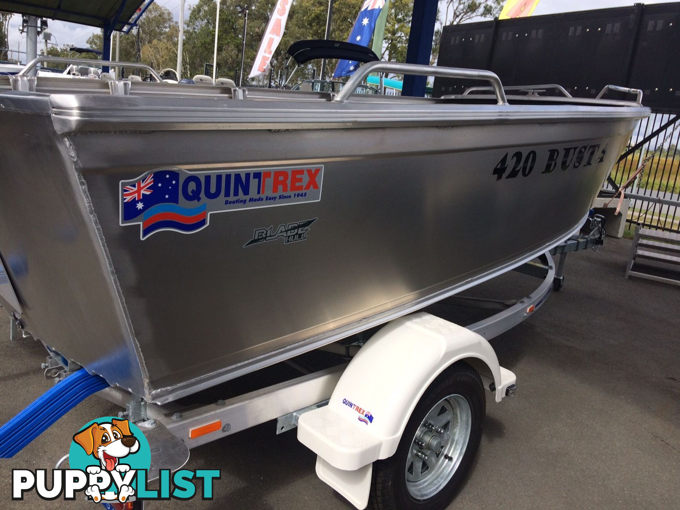 QUINTREX 420 BUSTA WITH YAMAHA 40HP FOURSTROKE FOR SALE