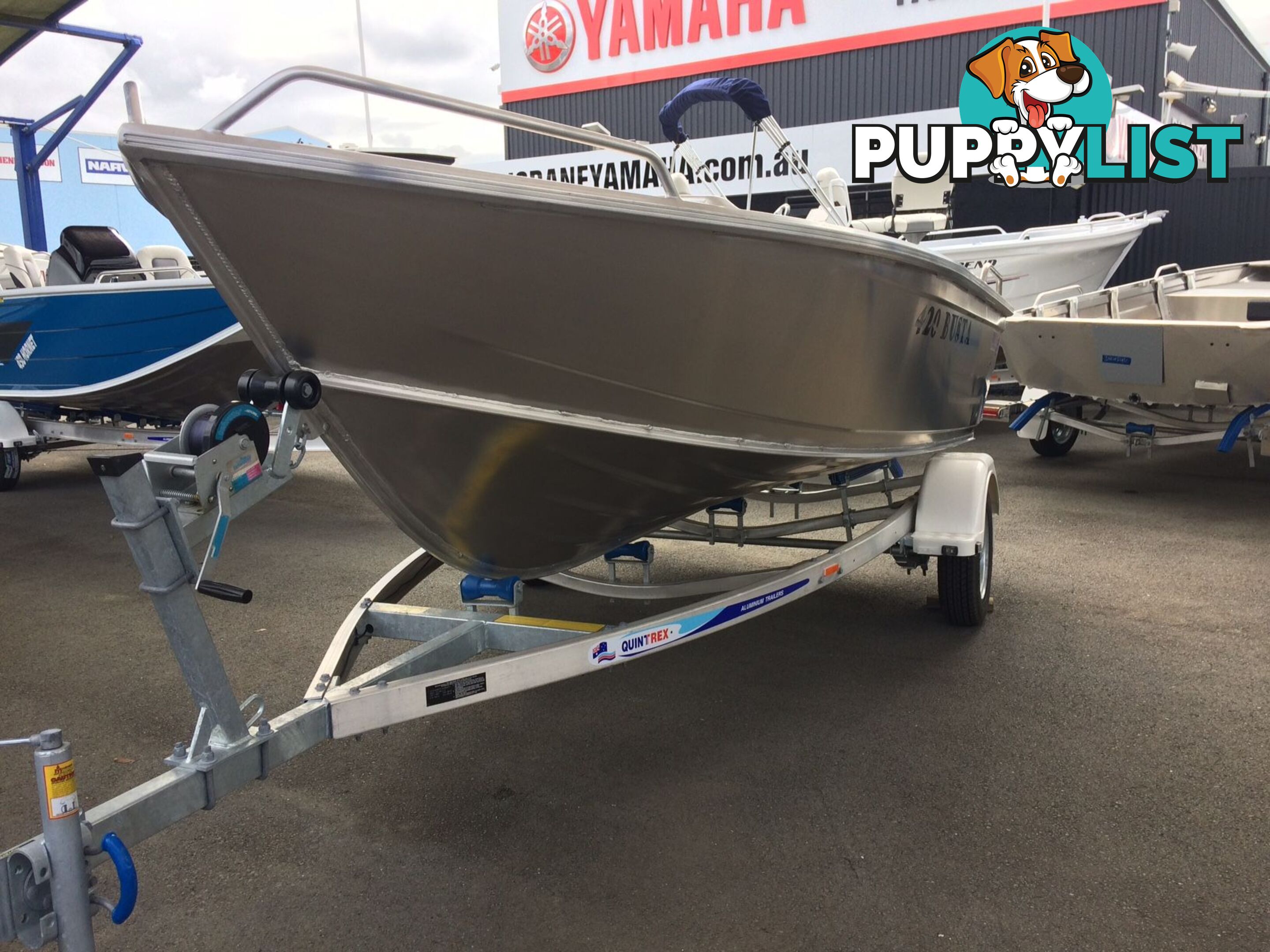 QUINTREX 420 BUSTA WITH YAMAHA 40HP FOURSTROKE FOR SALE