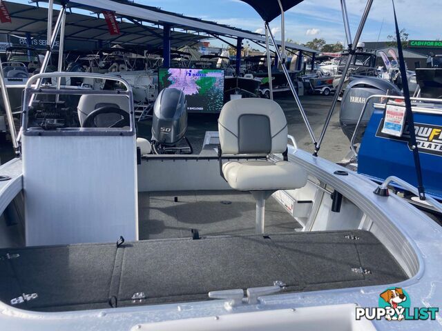 QUINTREX 420 RENEGADE SIDE CONSOLE WITH 50HP YAMAHA FOURSTROKE FOR SALE