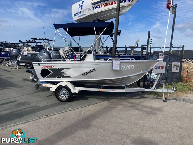 QUINTREX 420 RENEGADE SIDE CONSOLE WITH 50HP YAMAHA FOURSTROKE FOR SALE