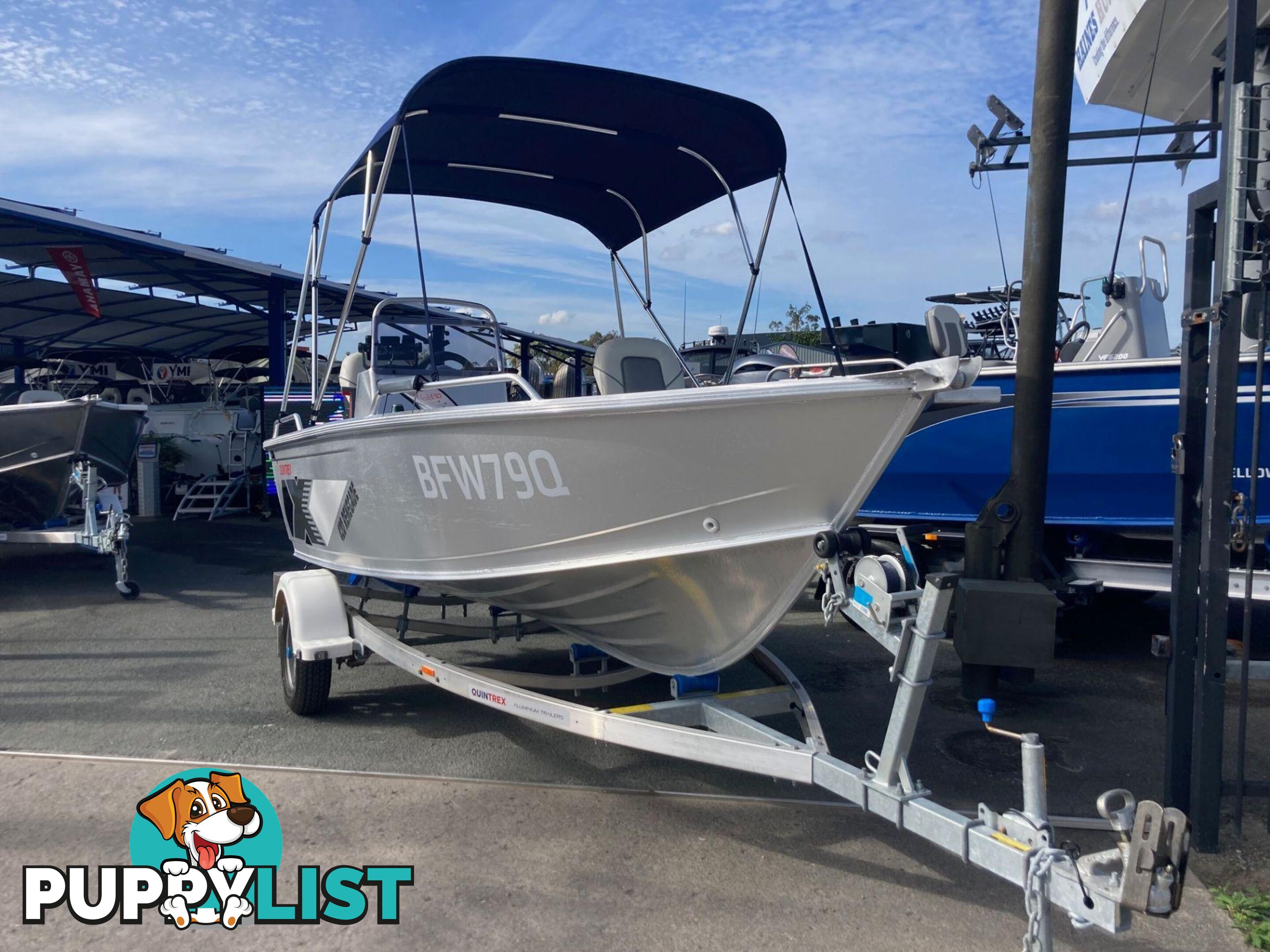 QUINTREX 420 RENEGADE SIDE CONSOLE WITH 50HP YAMAHA FOURSTROKE FOR SALE