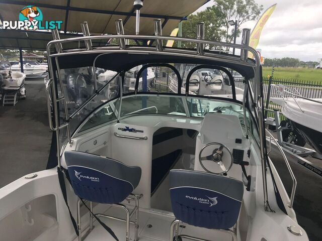 NEW 2024 EVOLUTION 552 PLATINUM FITTED WITH A YAMAHA F130 FOURSTROKE