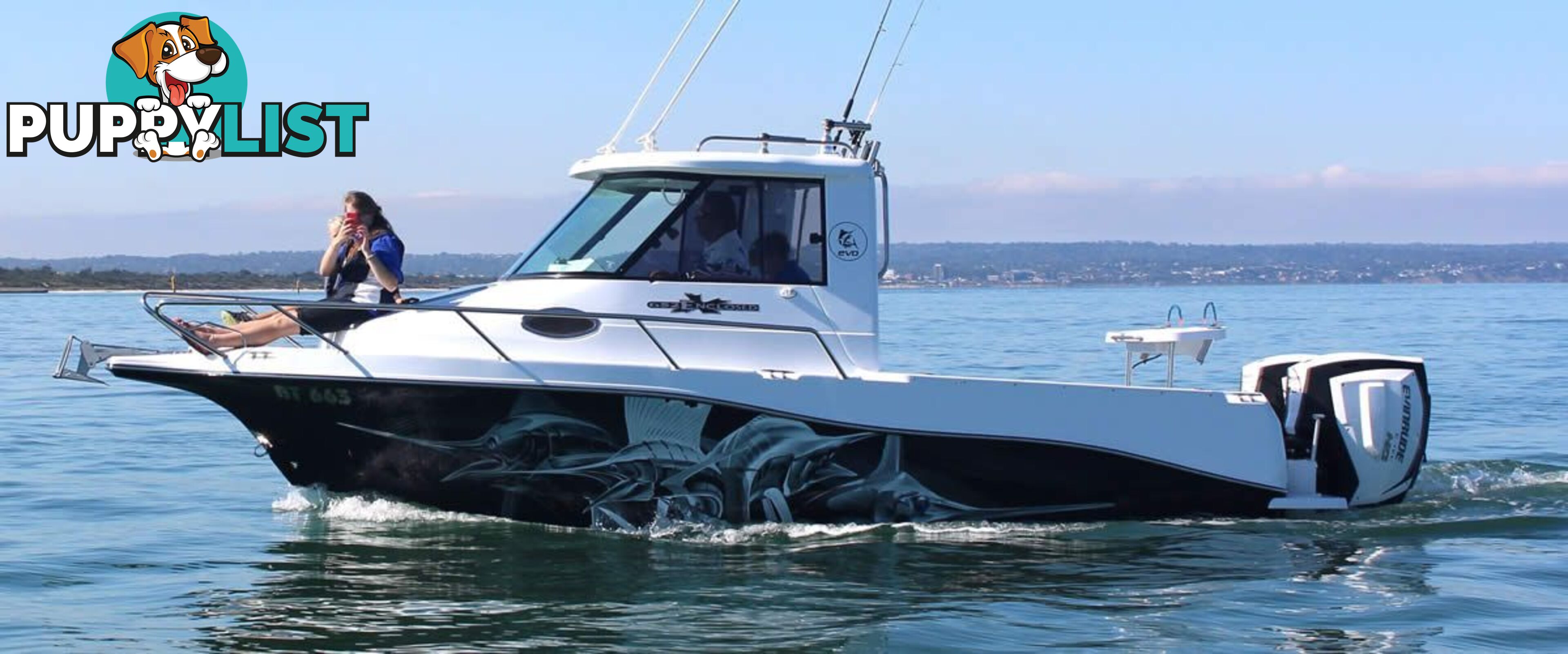 NEW 2024 EVOLUTION  ENCLOSED WITH 350HP YAMAHA FOURSTROKE FOR SALE