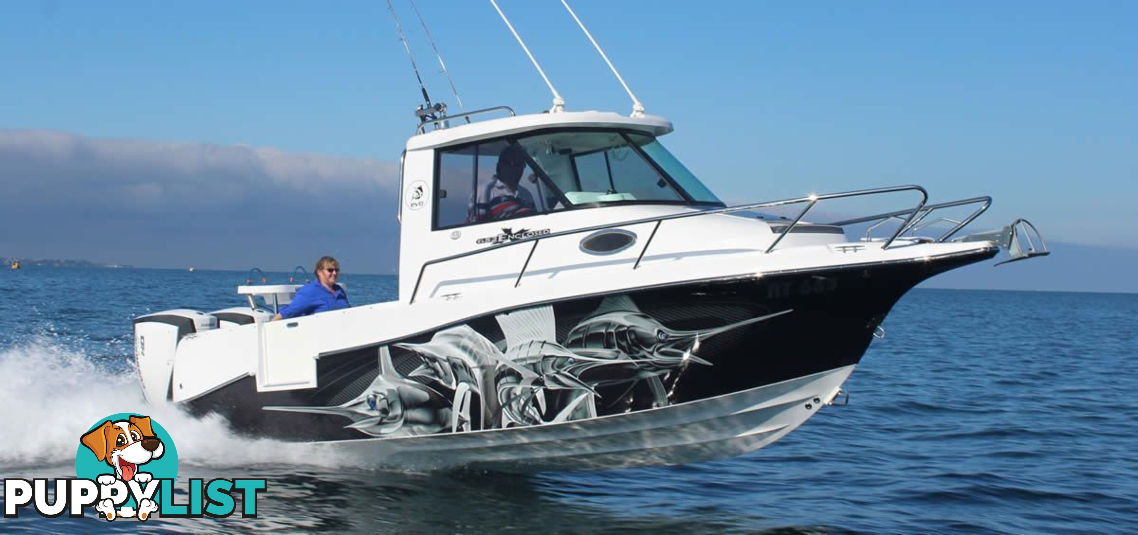 NEW 2024 EVOLUTION  ENCLOSED WITH 350HP YAMAHA FOURSTROKE FOR SALE