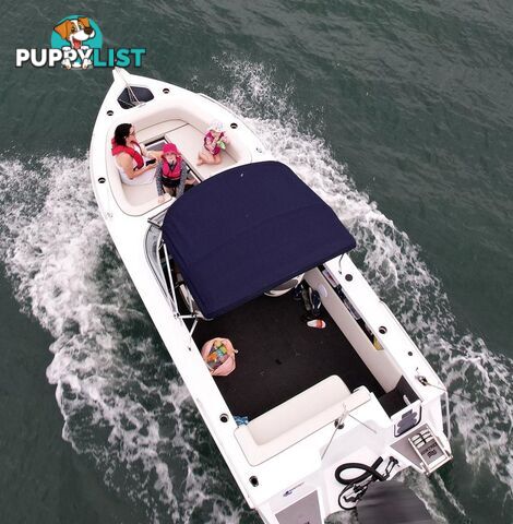 Quintrex 590 Cruiseabout + Yamaha F150hp 4-Stroke - Pack 1 for sale online prices