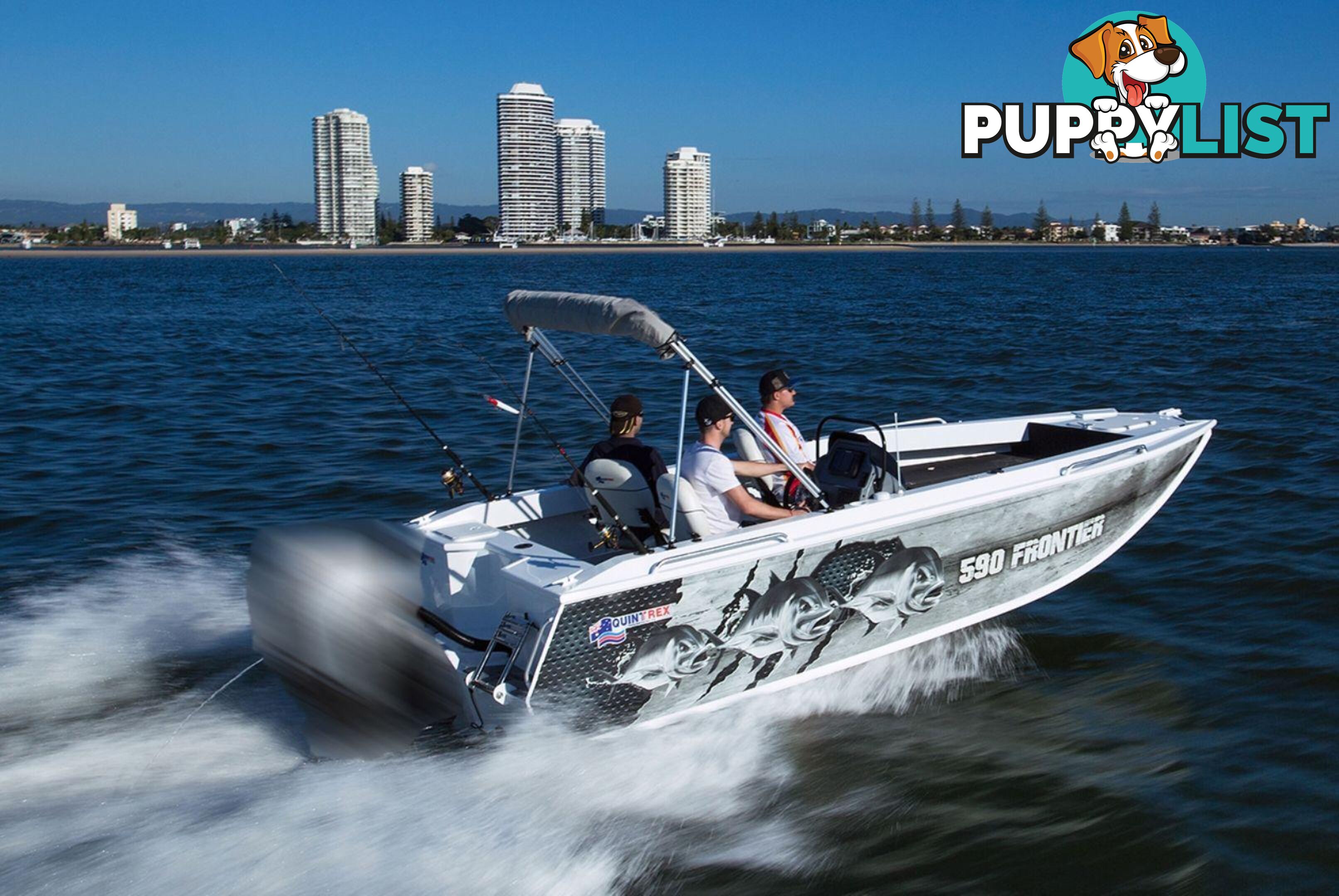Quintrex 590 Frontier SC + Yamaha F150hp 4-Stroke - Pack 3 for sale online prices