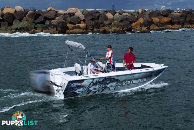 Quintrex 590 Frontier SC + Yamaha F150hp 4-Stroke - Pack 3 for sale online prices