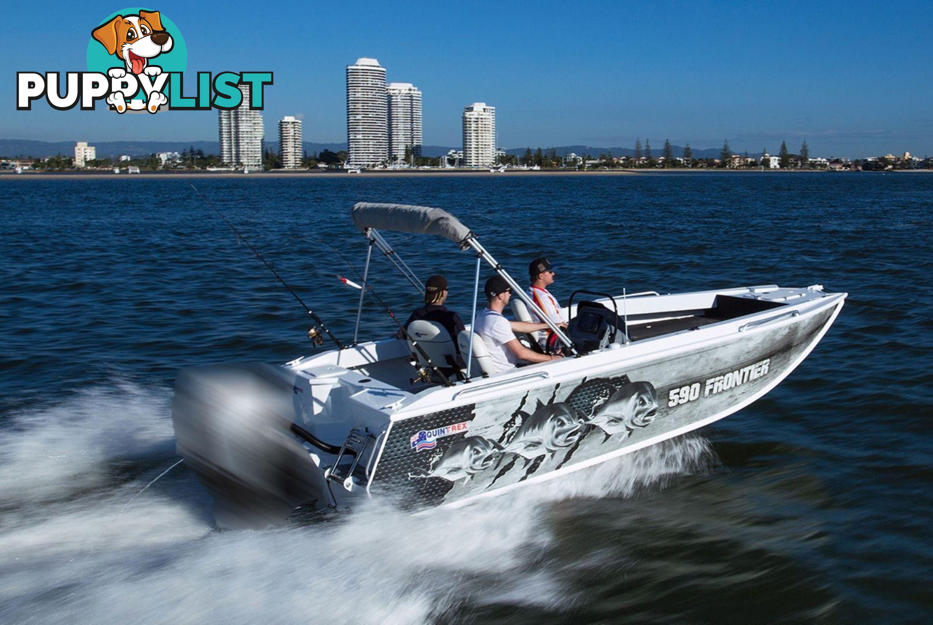 Quintrex 590 Frontier SC + Yamaha F150hp 4-Stroke - Pack 3 for sale online prices