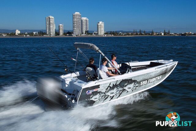 Quintrex 590 Frontier SC + Yamaha F150hp 4-Stroke - Pack 3 for sale online prices