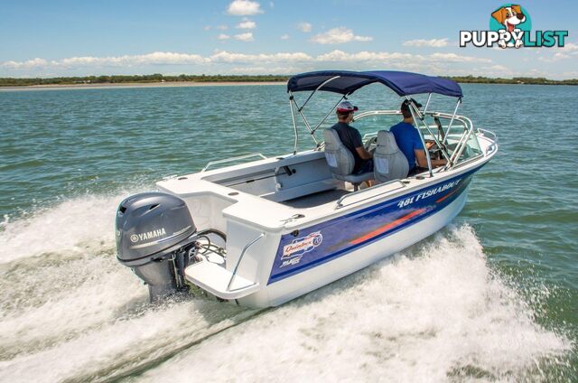 Quintrex 481 Fishabout + Yamaha F75hp 4-Stroke - Pack 3 for sale online prices