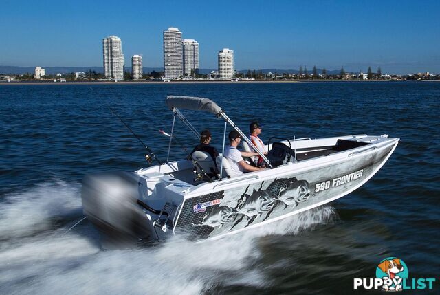 Quintrex 590 Frontier SC + Yamaha F130hp 4-Stroke - Pack 2 for sale online prices