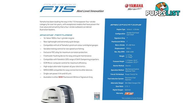 Quintrex 550 Frontier + Yamaha F115hp 4-Stroke - Pack 1 for sale online prices