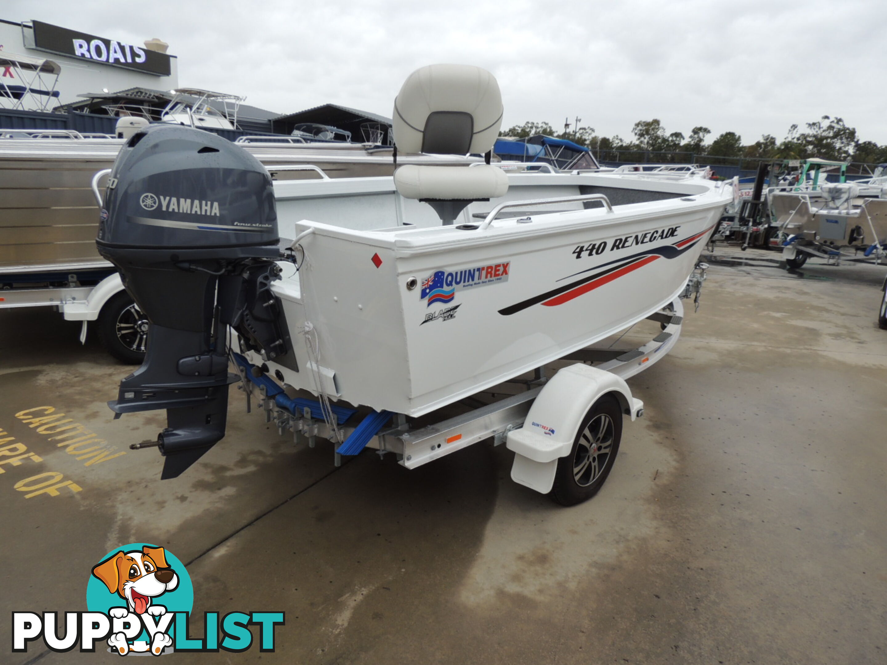 Quintrex 440 Renegade PRO TS(Tiller Steer)+ Yamaha F60hp 4-Stroke - PRO Pack for sale online prices