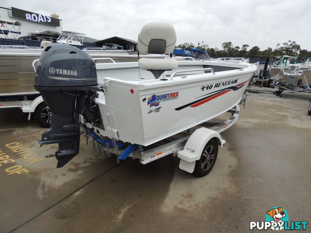 Quintrex 440 Renegade PRO TS(Tiller Steer)+ Yamaha F60hp 4-Stroke - PRO Pack for sale online prices