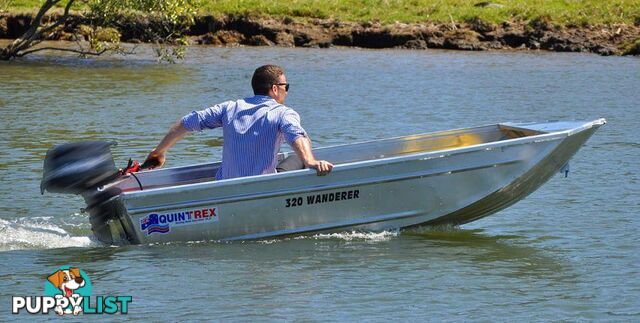 320 Quintrex Wanderer Hull and Motor