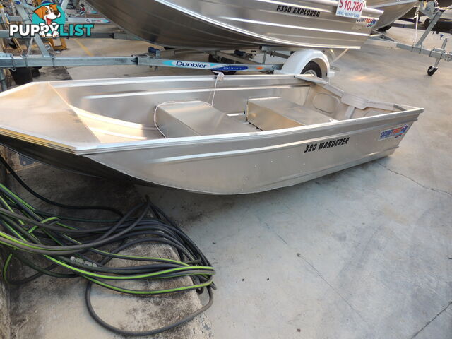 320 Quintrex Wanderer Car Topper, Trailer, Yamaha F6hp 4-Stroke