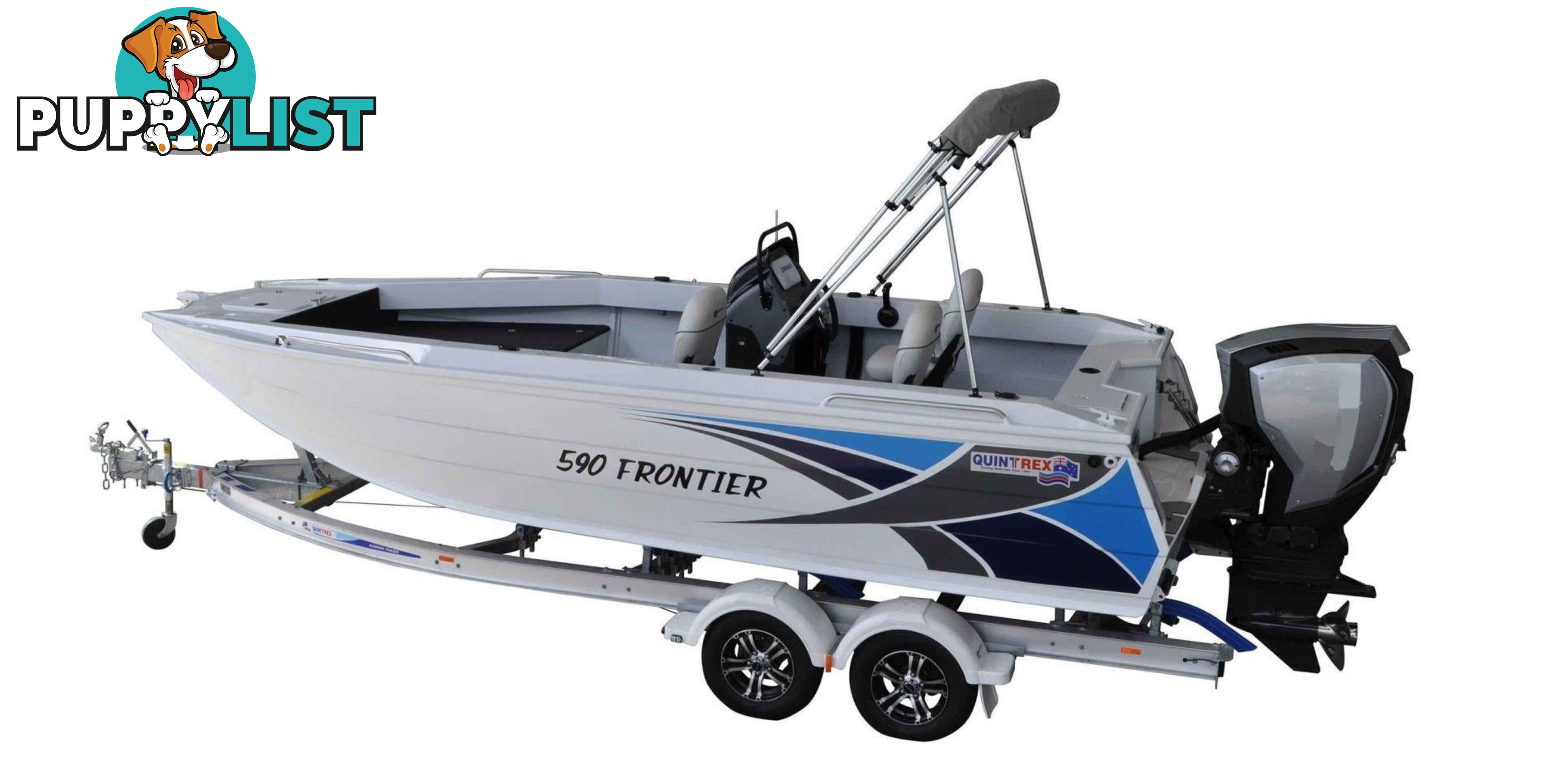 Quintrex 590 Frontier SC + Yamaha F130hp 4-Stroke - Pack 2 for sale online prices
