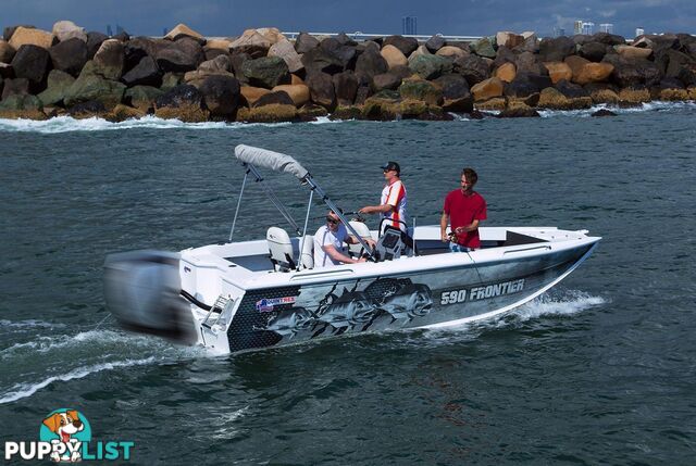 Quintrex 590 Frontier SC + Yamaha F130hp 4-Stroke - Pack 2 for sale online prices