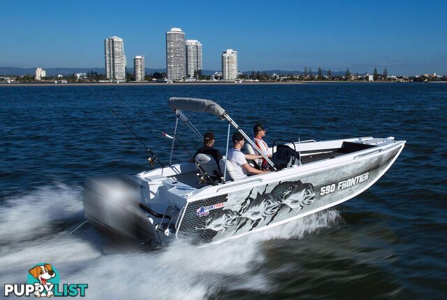 Quintrex 590 Frontier SC + Yamaha F130hp 4-Stroke - Pack 2 for sale online prices