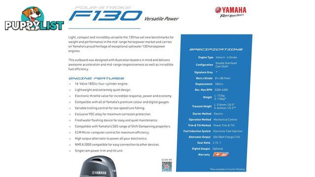Quintrex 540 Ocean Spirit + Yamaha F130hp 4-Stroke - Pack 3 for sale online prices