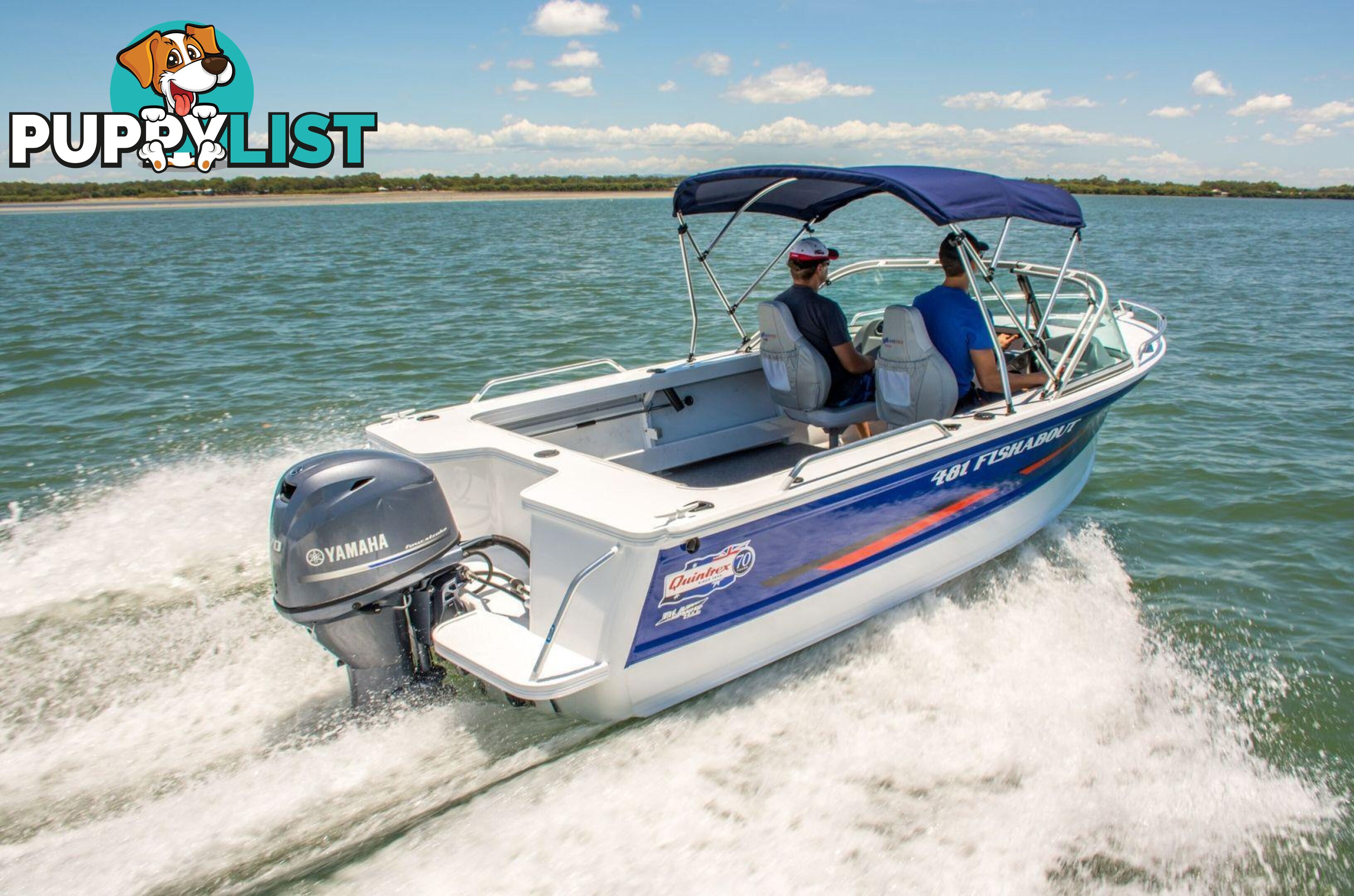 Quintrex 481 Fishabout + Yamaha F75hp 4-Stroke - Pack 3 for sale online prices