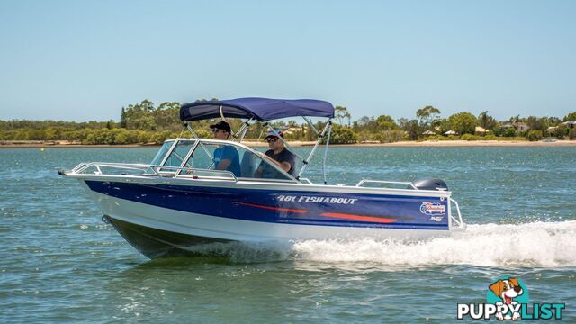 Quintrex 481 Fishabout + Yamaha F75hp 4-Stroke - Pack 3 for sale online prices