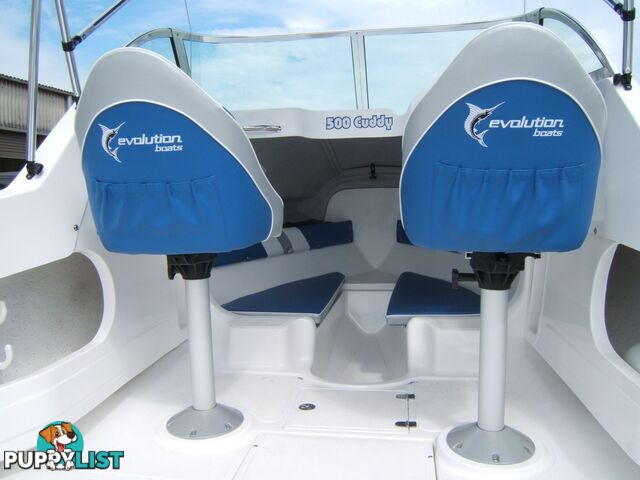 2024 EVOLUTION 500 CUDDY WITH 75HP YAMAHA FOURSTROKE FOR SALE