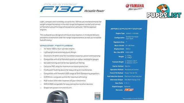 Quintrex 590 Ocean Spirit + Yamaha F130hp 4-Stroke - Pack 1 for sale online prices