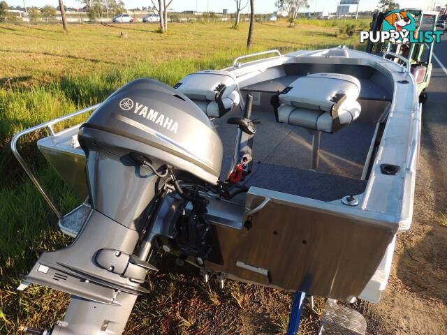 Quintrex 420 Renegade TS(Tiller Steer) + Yamaha F40hp 4-Stroke - Pack 1 for sale online prices