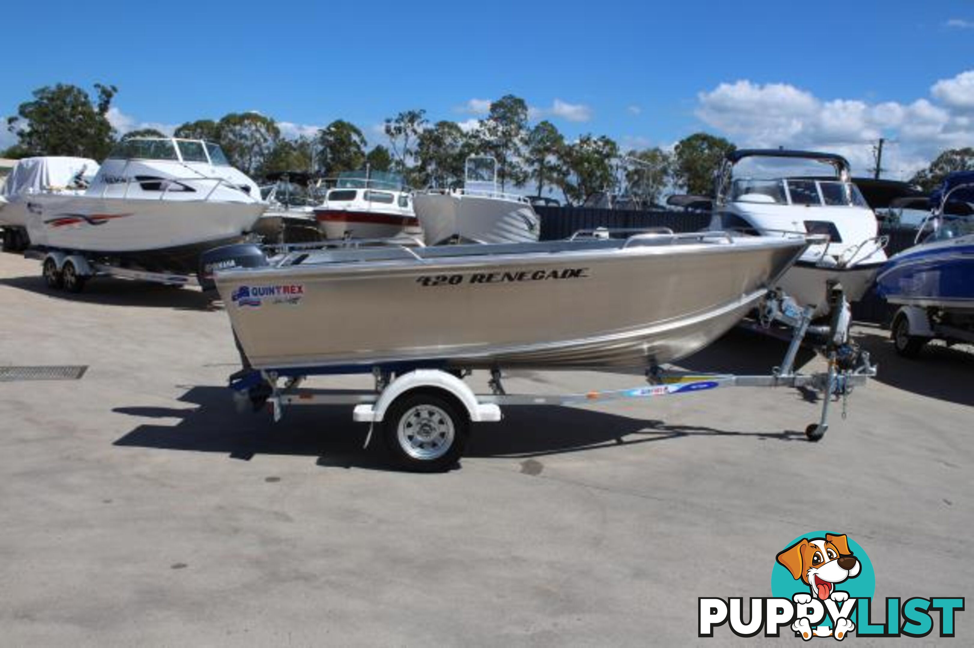 Quintrex 420 Renegade TS(Tiller Steer) + Yamaha F40hp 4-Stroke - Pack 1 for sale online prices