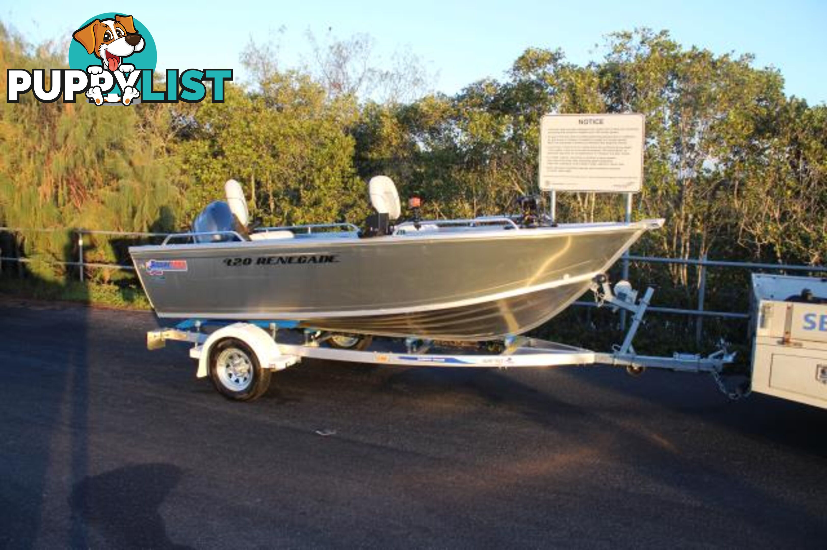 Quintrex 420 Renegade TS(Tiller Steer) + Yamaha F40hp 4-Stroke - Pack 1 for sale online prices