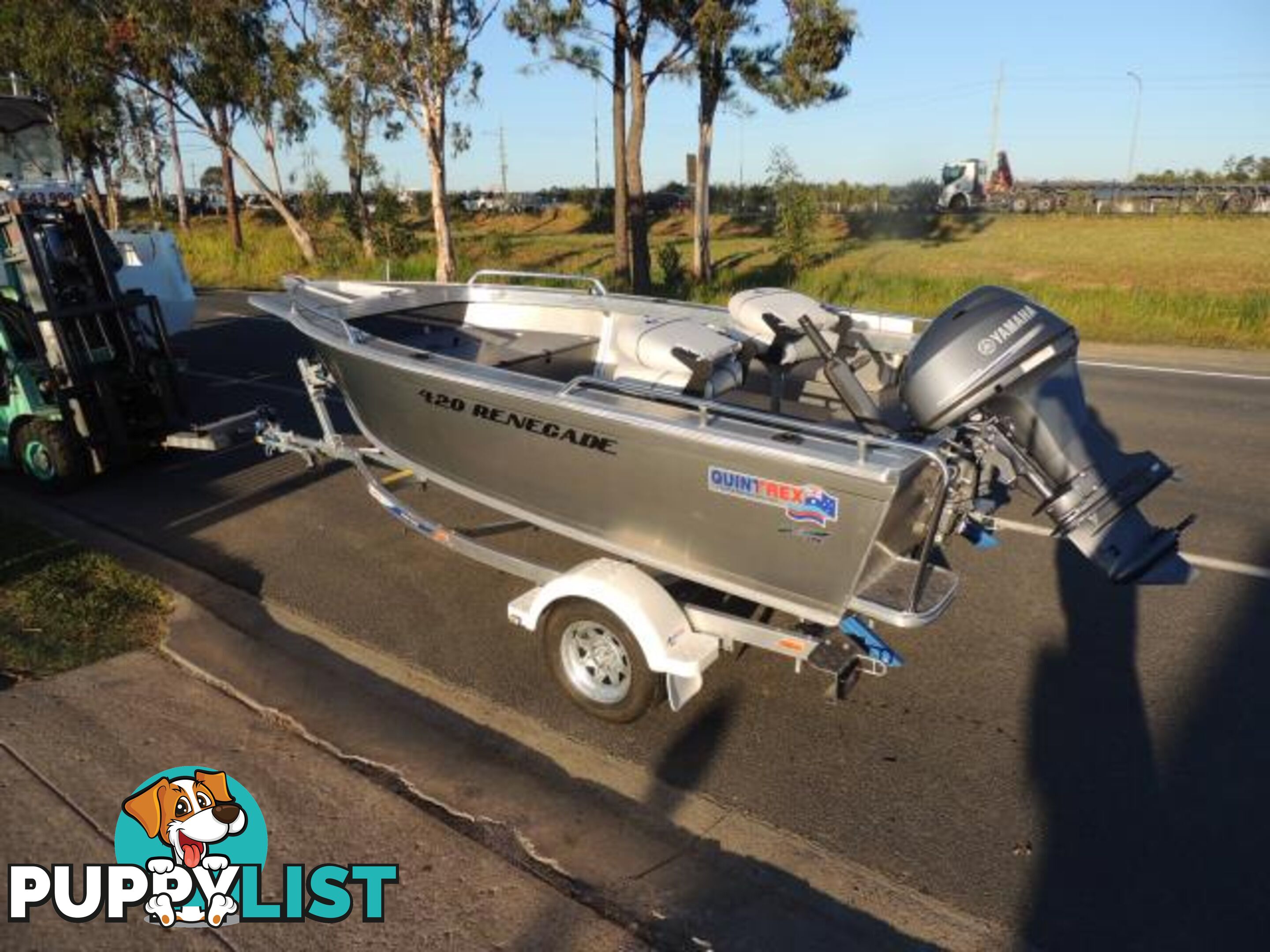 Quintrex 420 Renegade TS(Tiller Steer) + Yamaha F40hp 4-Stroke - Pack 1 for sale online prices