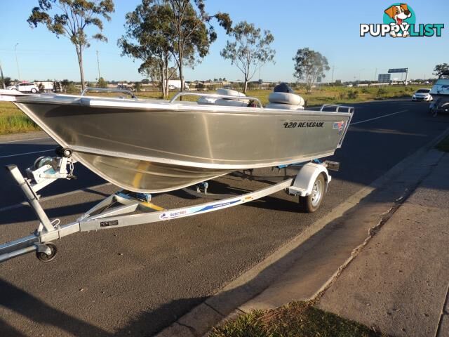 Quintrex 420 Renegade TS(Tiller Steer) + Yamaha F40hp 4-Stroke - Pack 1 for sale online prices