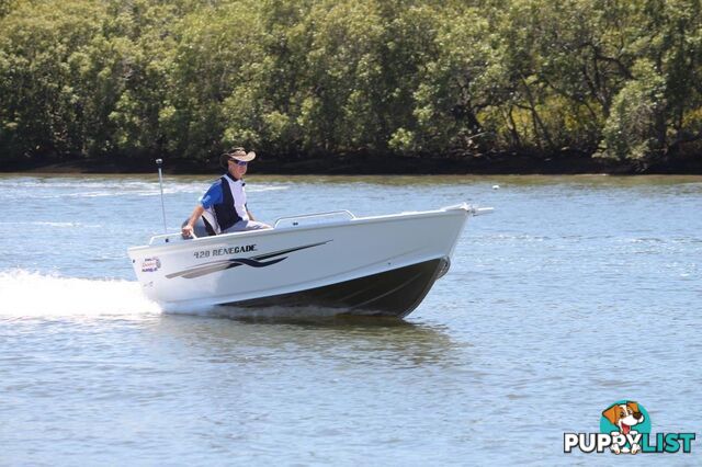 Quintrex 420 Renegade TS(Tiller Steer) + Yamaha F50hp 4-Stroke - Pack 3 for sale online prices