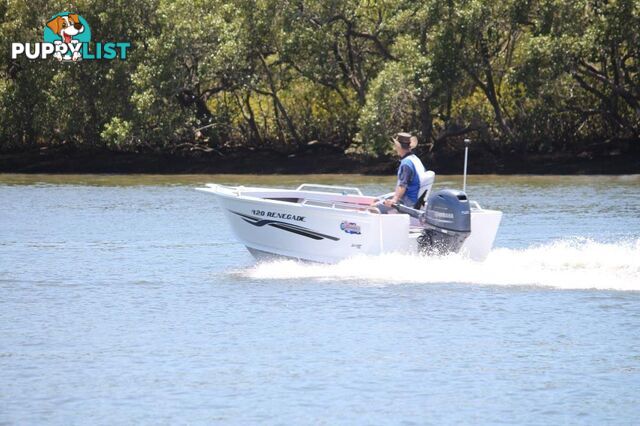 Quintrex 420 Renegade TS(Tiller Steer) + Yamaha F50hp 4-Stroke - Pack 3 for sale online prices