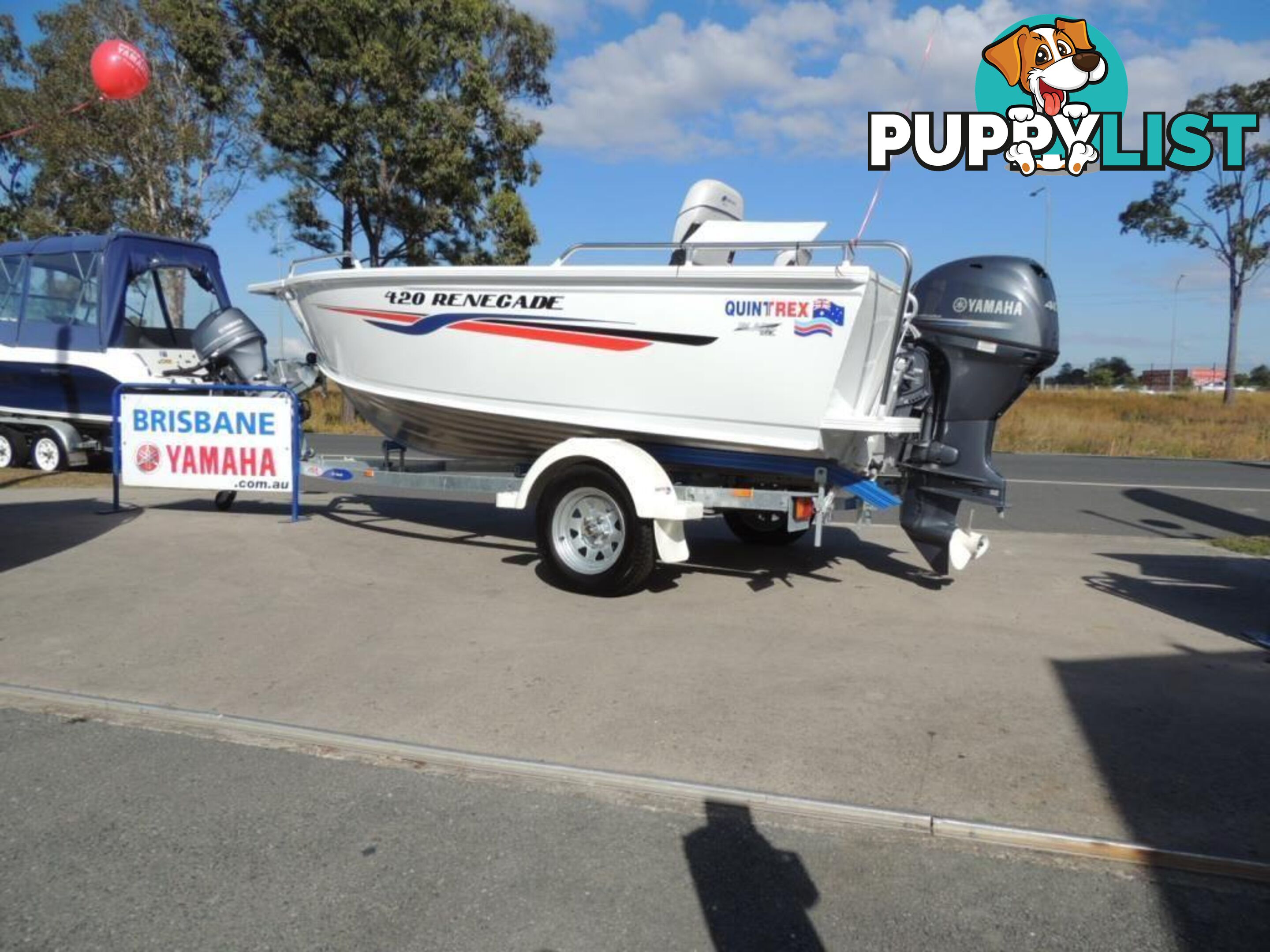 Quintrex 420 Renegade TS(Tiller Steer) + Yamaha F50hp 4-Stroke - Pack 3 for sale online prices