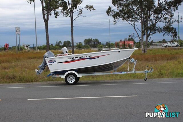 Quintrex 420 Renegade TS(Tiller Steer) + Yamaha F50hp 4-Stroke - Pack 3 for sale online prices