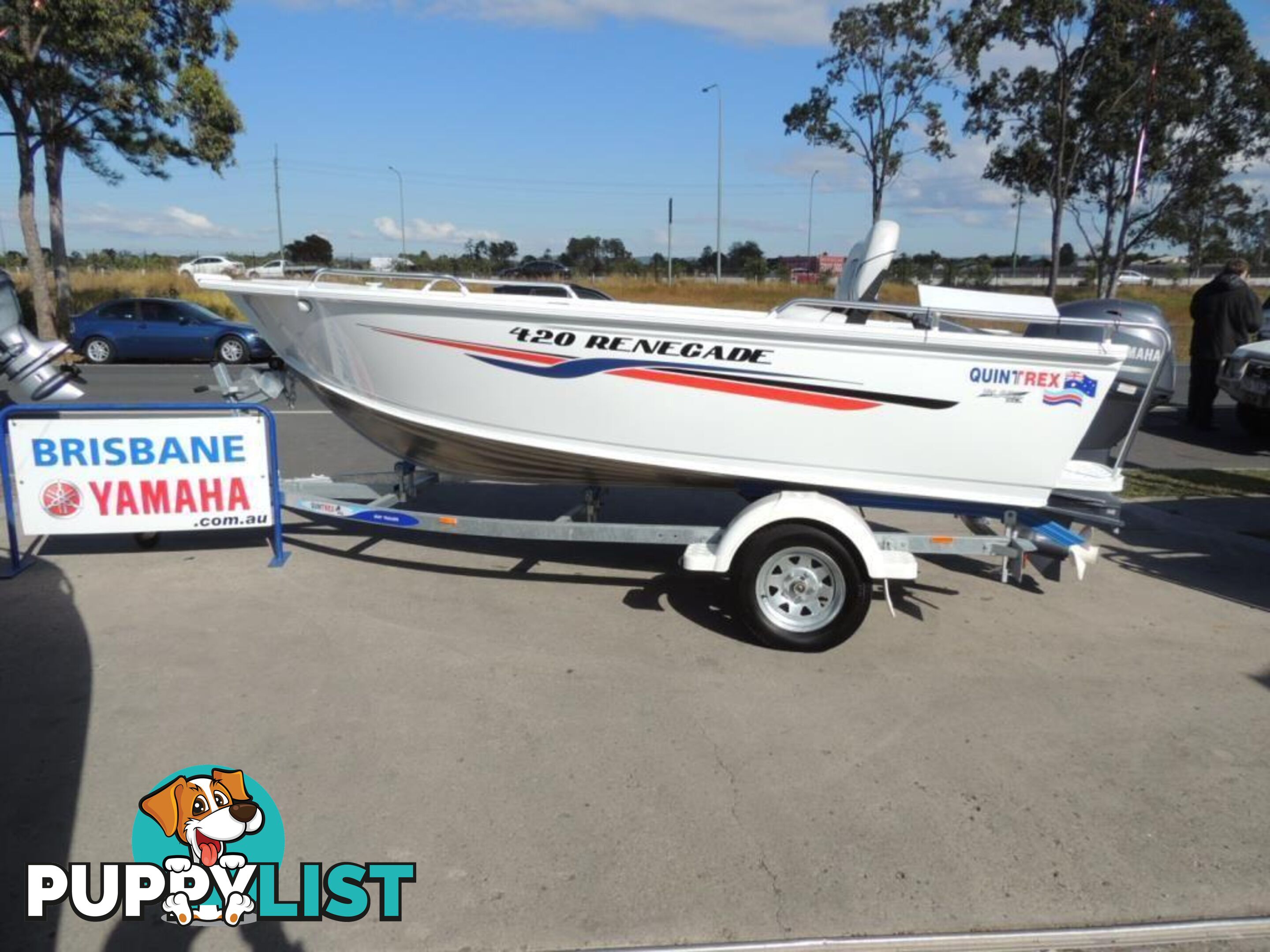 Quintrex 420 Renegade TS(Tiller Steer) + Yamaha F50hp 4-Stroke - Pack 3 for sale online prices