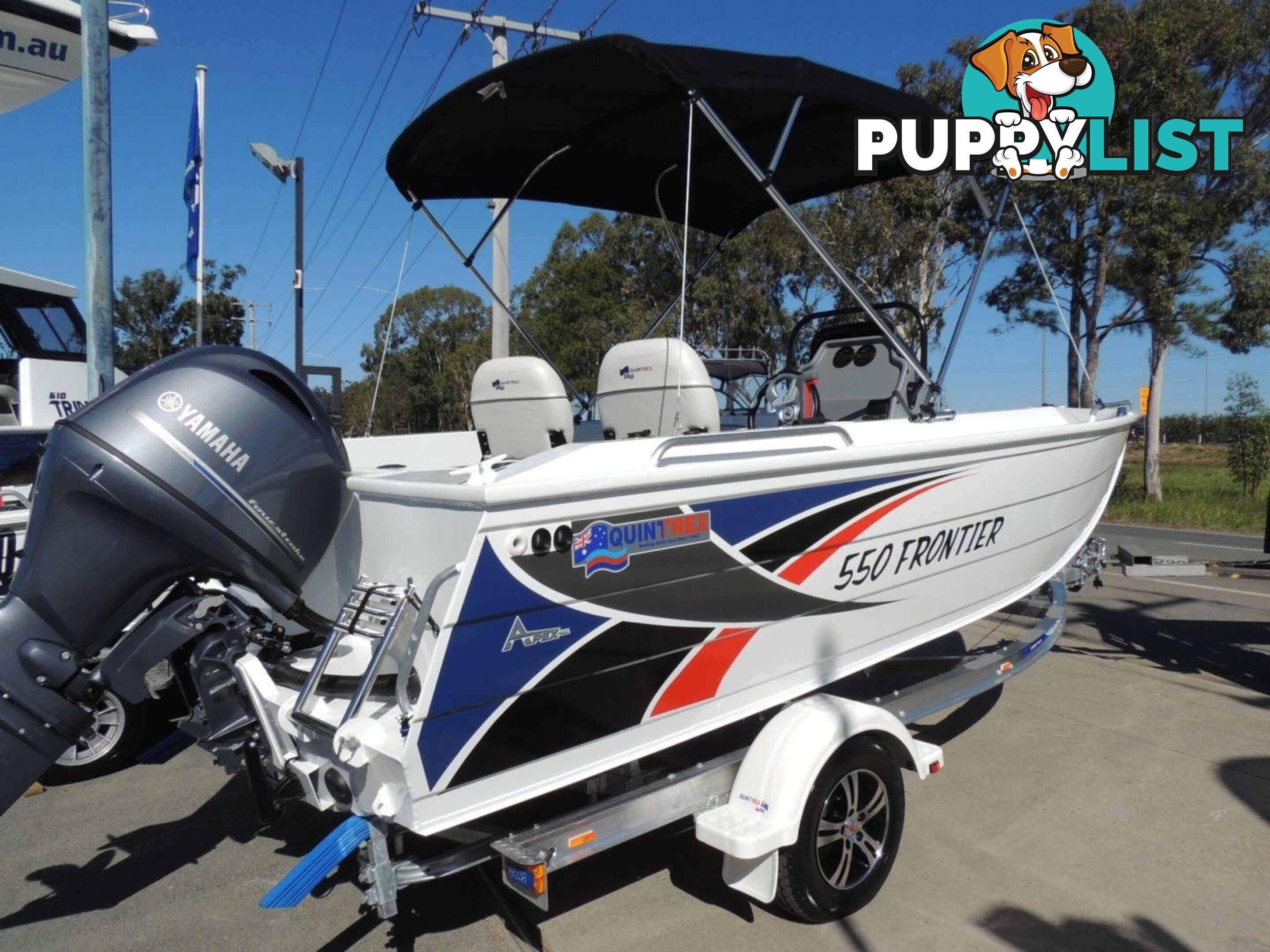 Quintrex 550 Frontier PRO + Yamaha F130hp 4-Stroke - PRO Pack for sale online prices