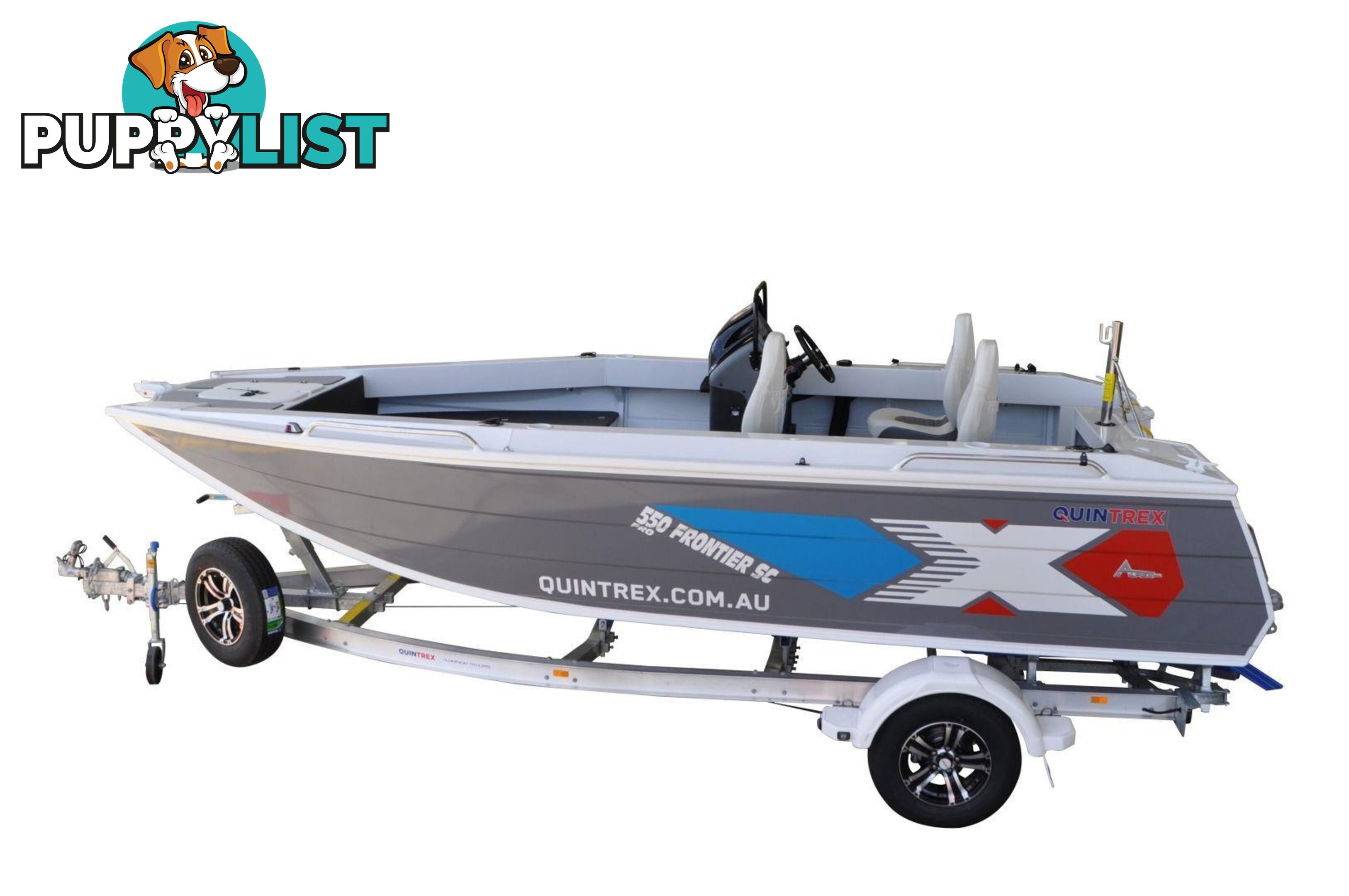 Quintrex 550 Frontier PRO + Yamaha F130hp 4-Stroke - PRO Pack for sale online prices