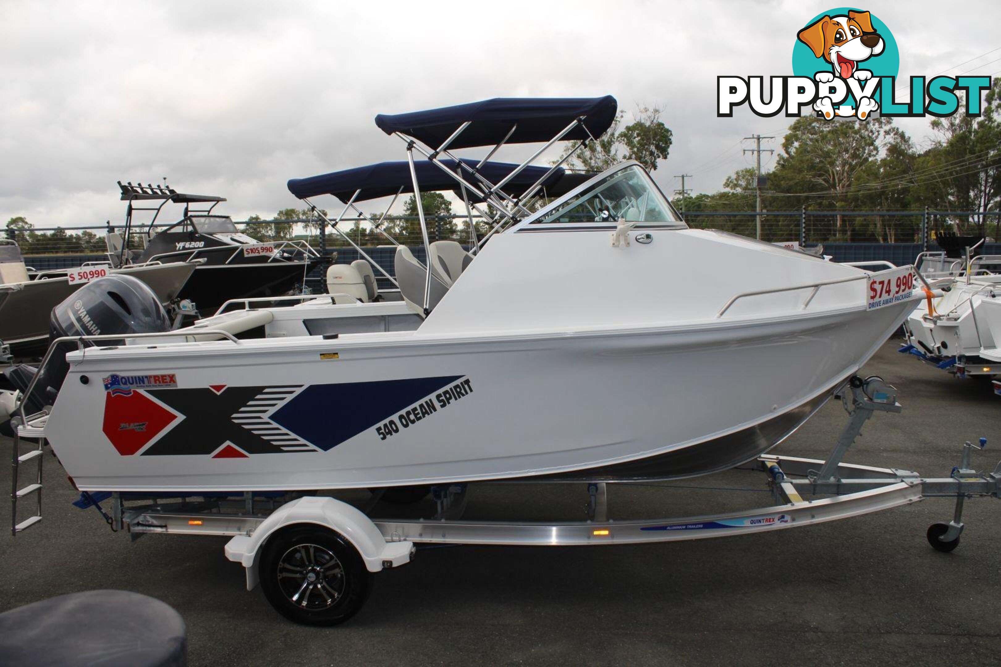 Quintrex 540 Ocean Spirit + Yamaha F115hp 4-Stroke - Pack 2 for sale online prices