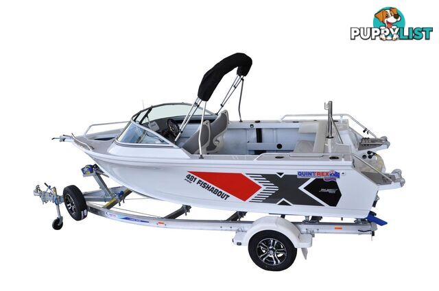 Quintrex 481 Fishabout + Yamaha F75hp 4-Stroke - PRO Pack for sale online prices
