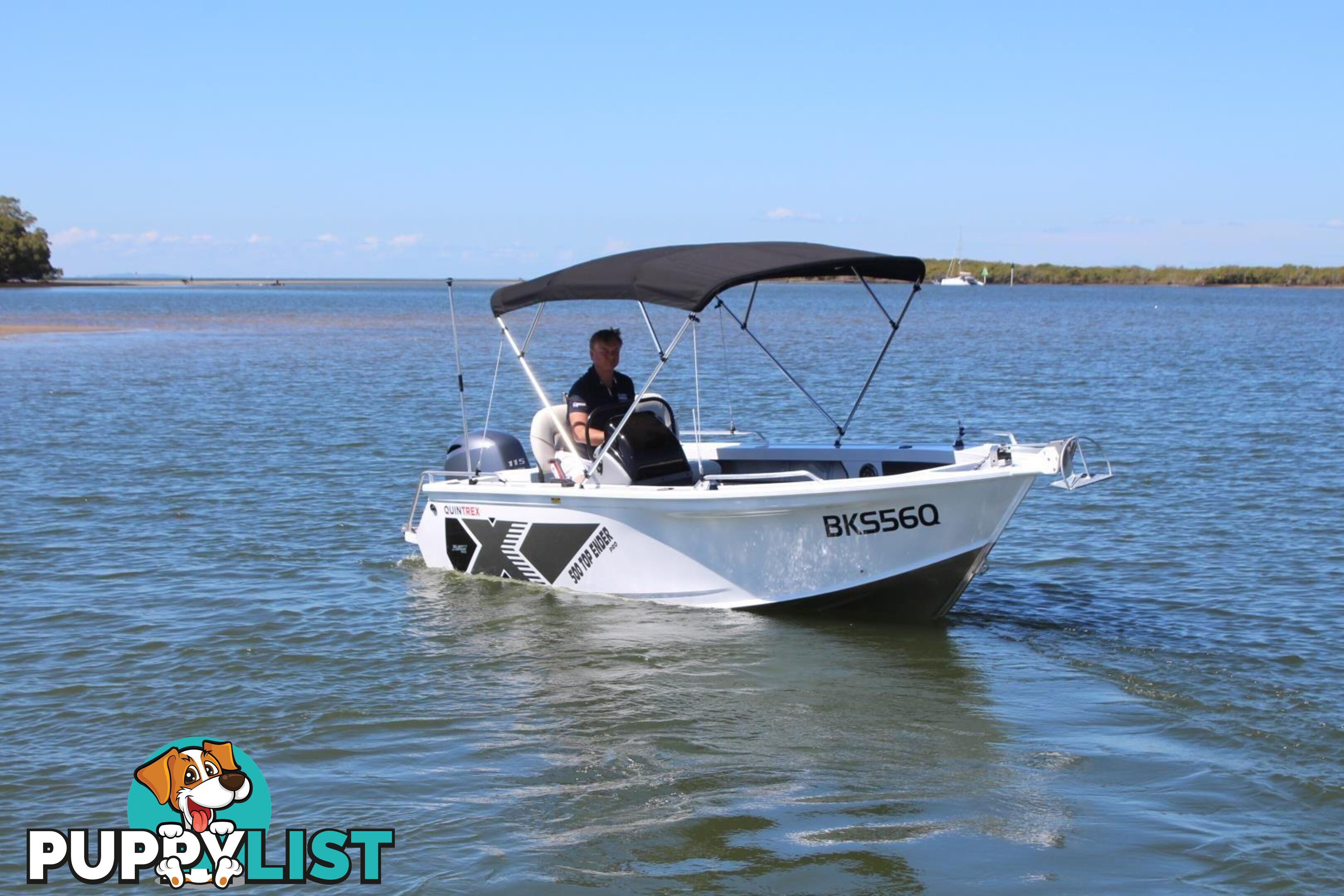 Quintrex 500 Top Ender Pro is powered by 90 Hp Yamaha