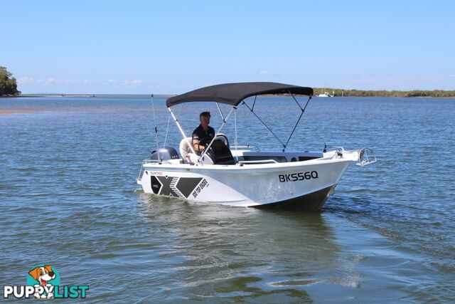 Quintrex 500 Top Ender Pro is powered by 90 Hp Yamaha