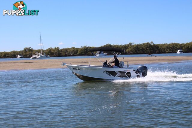 Quintrex 500 Top Ender Pro is powered by 90 Hp Yamaha