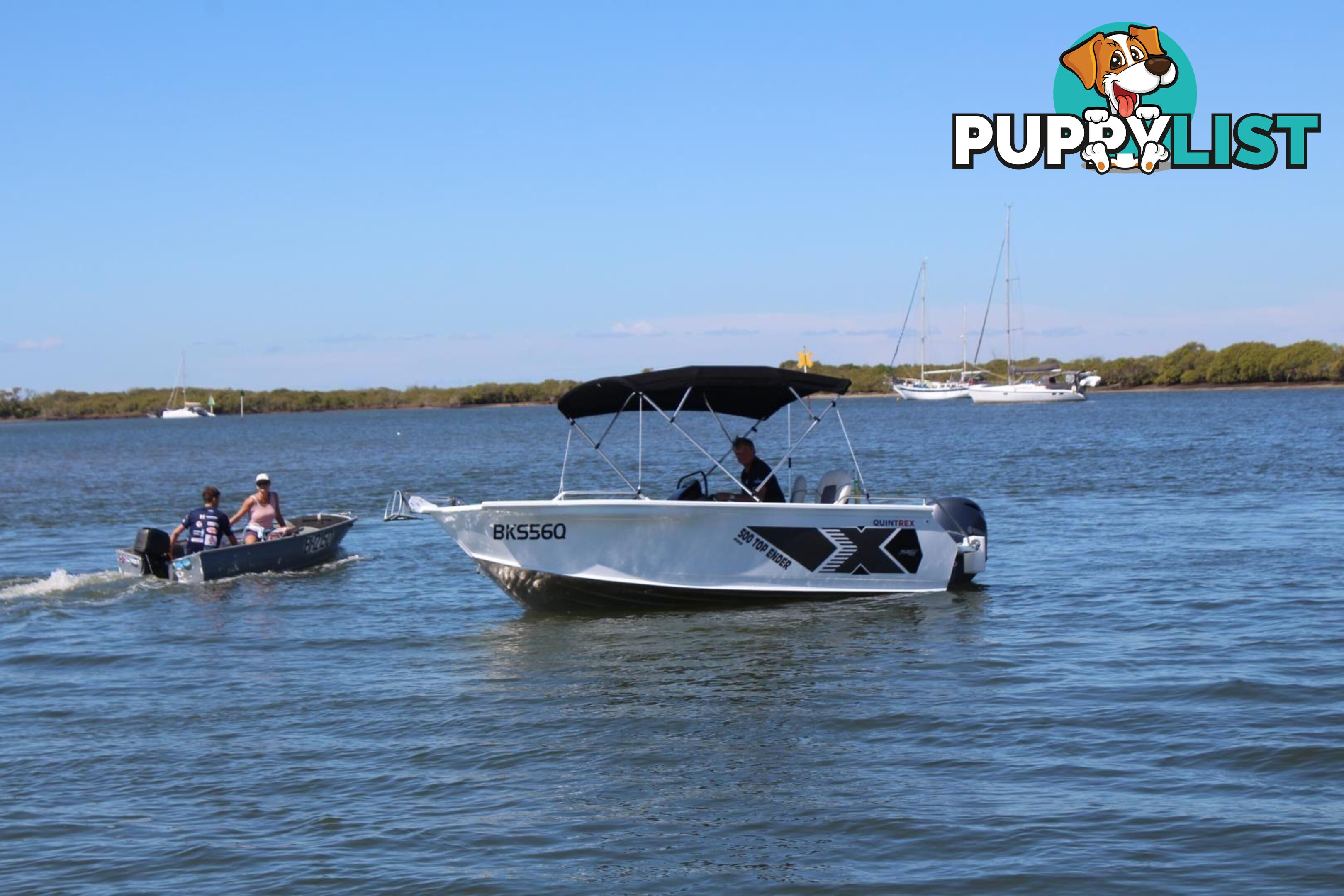 Quintrex 500 Top Ender Pro is powered by 90 Hp Yamaha