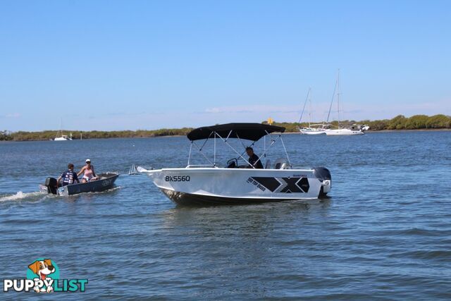 Quintrex 500 Top Ender Pro is powered by 90 Hp Yamaha