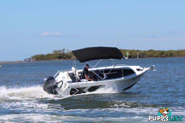 Quintrex 500 Top Ender Pro is powered by 90 Hp Yamaha