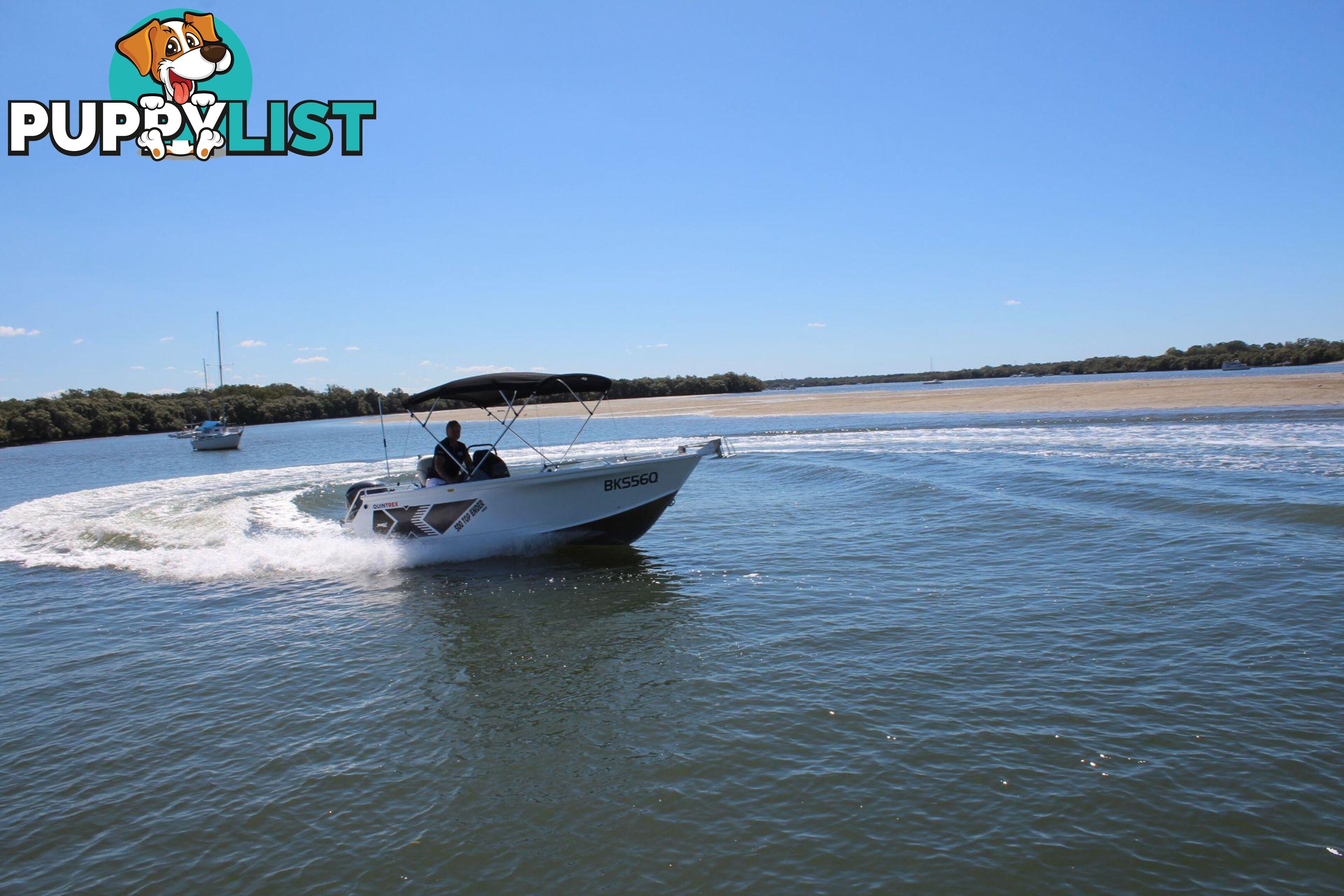 Quintrex 500 Top Ender Pro is powered by 90 Hp Yamaha