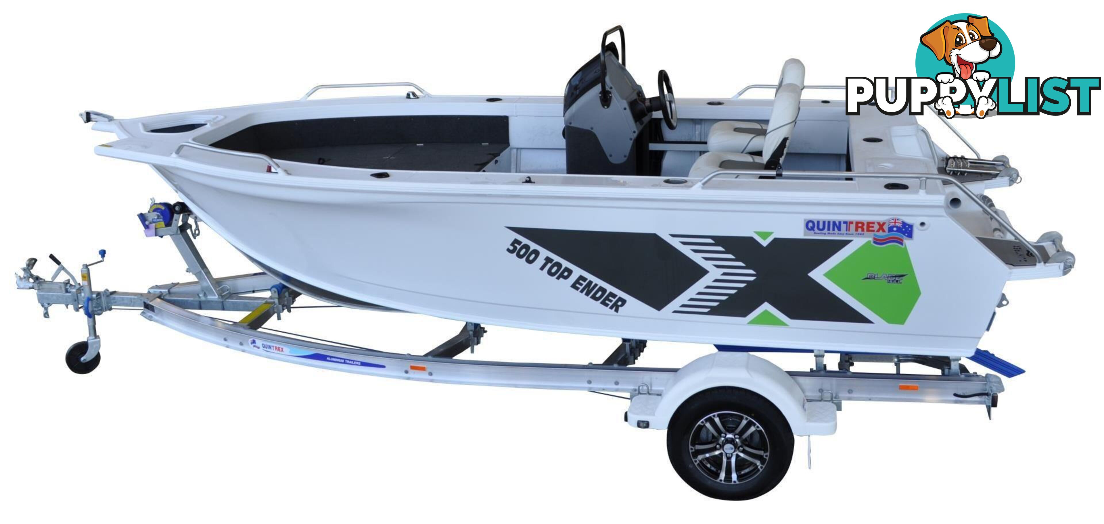 Quintrex 500 Top Ender Pro is powered by 90 Hp Yamaha